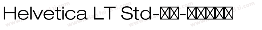 Helvetica LT Std-普通字体转换
